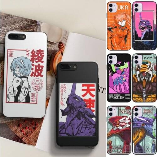 Cute Genesis E-Evangeliom Japan Anime Phone Case Fundas Shell Cover For Samsung S10 S20 Fe Lite S21 S30 ULTRA Plus 5G