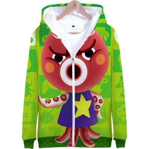 3 to 14 years kids hoodies Game Animal Crossing Tom Nook hoodie sweatshirt boys girls harajuku anime Jacket children clothes