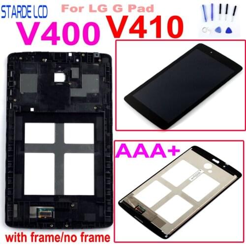 For LG G PAD 7.0 V400 V410 LCD Display Touch Screen Digitizer Assembly V400 Replacement Parts with Free Tools