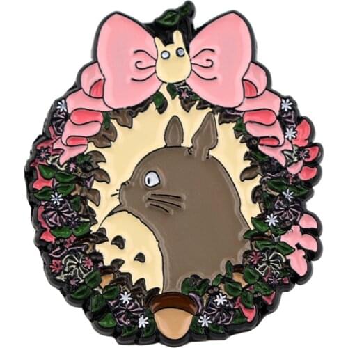 Dongmanli Brooches Girl On Clothes