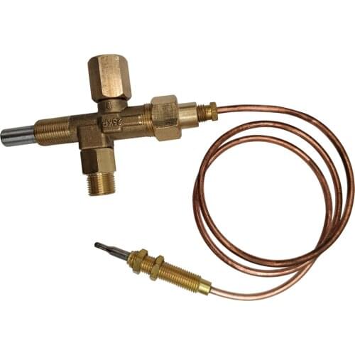Gas Brooder heater Parts LPG push control valve M12*1 with thermocouple 600mm whole set