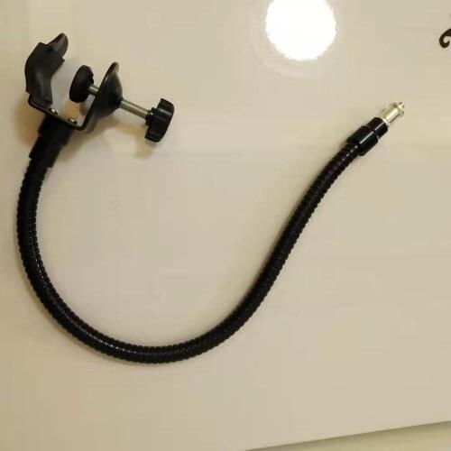 Ajustable Jaws Flex Clamp Mount Clip Gooseneck Extension with 1/4 Screw for Gopro Cameras Studio Stand Lighting Accessories