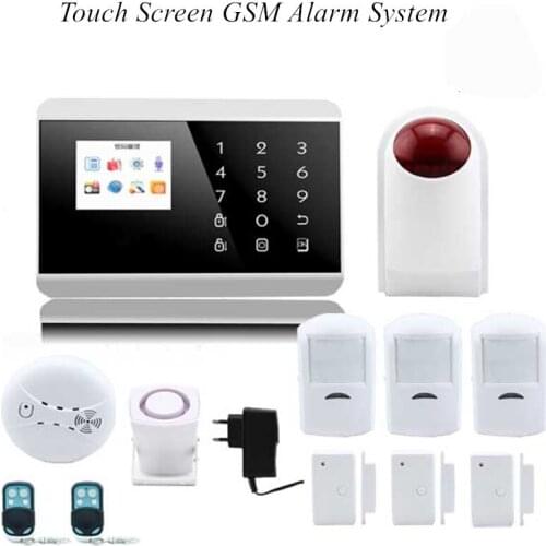 Touch Screen GSM Alarm System App Remote Control