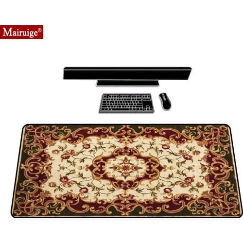 Moroccan Carpet Persian Rug Mouse Pad XXL Gamer Desk Mat Large Keyboard Pad Computer PC Padmouse Gaming MousePad 90x40cm/70x30cm
