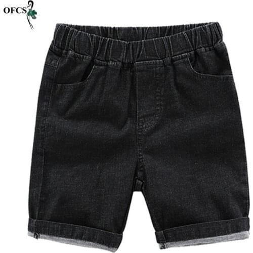 Fashion Baby Girls Shorts Jeans Summer Solid Casual Cotton Childrens Denim Shorts Unisex Kids Clothing 2-12 Years Old Hot Pants