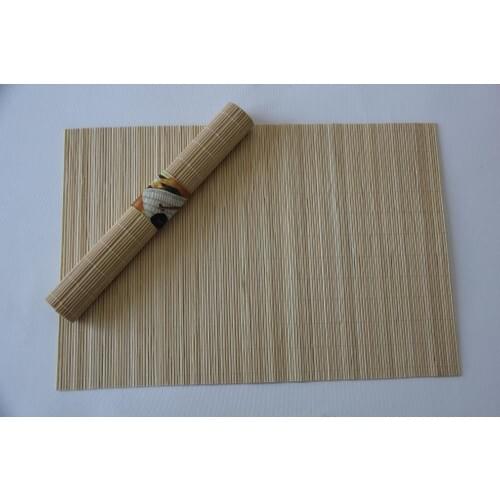 OBEV Bamboo American Service Yellow Oil Water Resistant Heat Insulation For Kitchen Tableware For Slip-Resistant Placemat