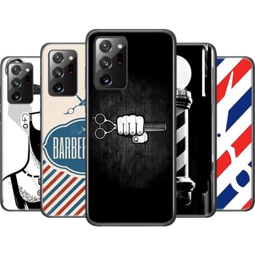 Barber Stripes Scissors For Samsung Galaxy A01 A11 A12 A21 A21S A31 A41 A42 A51 A71 A32 A52 A72 A02S UW Phone Case