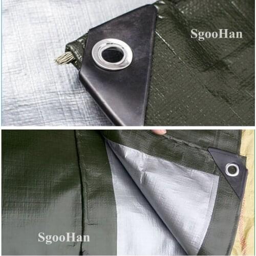 PE Rainproof Cloth Tarpaulin Garden Outdoor Awning Shading Sail Boat Truck Canopys Ground Sheet Pet House Cover Waterproof Cloth