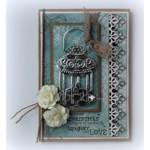 Mmao Crafts Metal Steel Cutting Dies New Candle holder lantern Scrapbooking Paper/photo Cards Embossing Dies