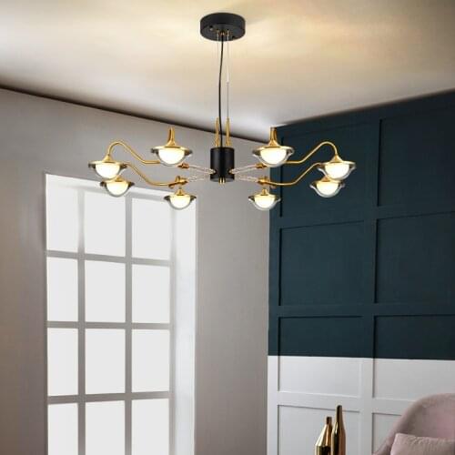 Light Luxury New Dining Room Lamp Nordic Chandelier Simple Modern Style Creative Personality Atmosphere Living Room Decoration