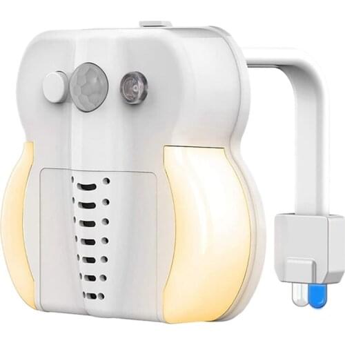 Toilet Light Motion Sensor Toilet Bathroom Light LED 16 Ribbon Uv Disinfection Function for All Types of Toilets