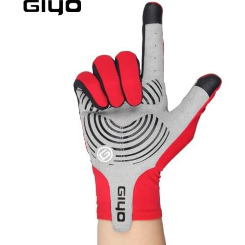 GIYO Touch Screen Long Full Fingers Gel Cycling Gloves Winter Fall Women Men Bicycle Gloves MTB Road Bike Riding Racing Gloves