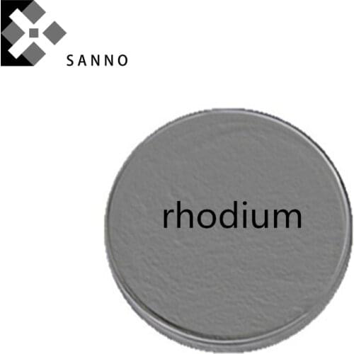 High purity 99.95% rhodium nano particle powder Rh metal with 1g