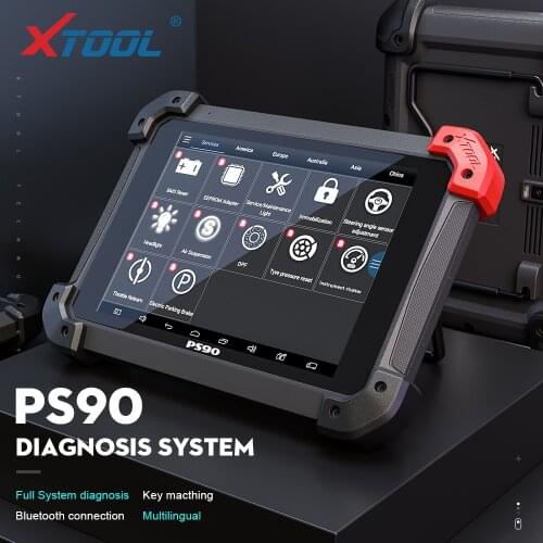 XTOOL PS90 10inch Bluetooth OBD2 Diagnostic Scanner Automotive OBD Auto Diagnostic Tool Car OBD2 Code Read Screen Free Update