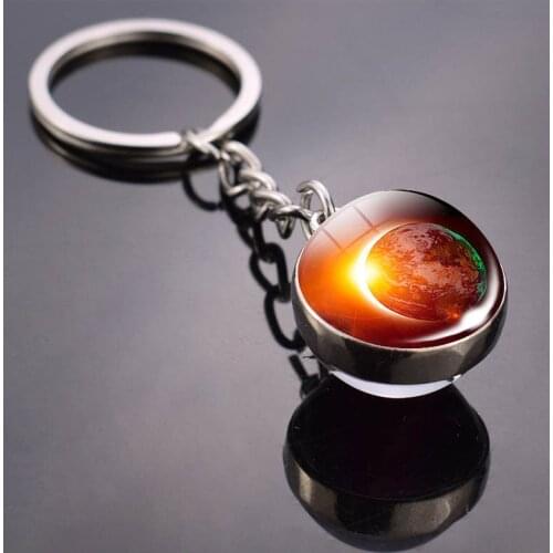 1 Pcs Circular Party Favors Gift for Girlfriend Boyfriend Necklace Keychain Wedding Gifts for Guests Girl Bridesmaid Gift