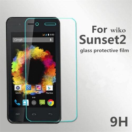 9H Premium Tempered Glass For Wiko Sunset 1 2 Sunset1 Sunset2 Screen Protector Toughened Protective Film Guard