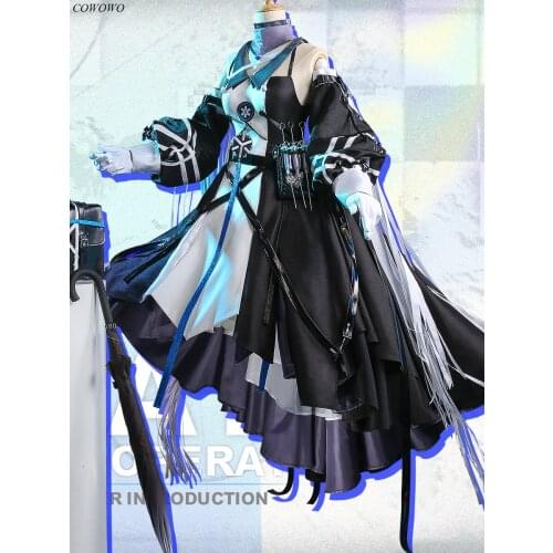 Anime! Arknights Whisperain RHODE ISLAND Version 1.0 Game Suit Elegant Dress Uniform Cosplay Costume Halloween Party Outfit NEW