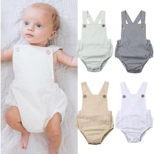 PUDCOCO Baby Kids Boy Girl Infant Jumpsuit Bodysuit Playsuit Cotton Clothes Outfits Set 0-3Y