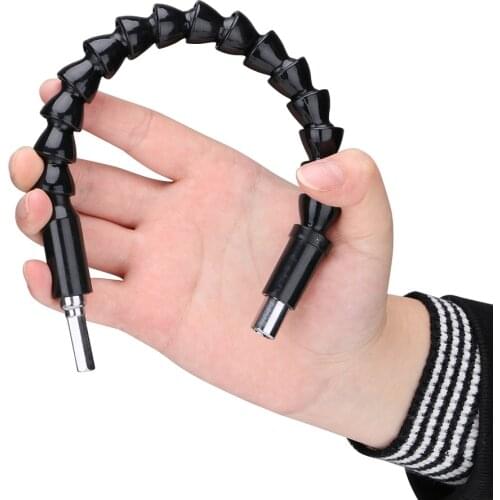 Repair Tools Black 290mm Flexible Shaft Bits Extention Screwdriver Bit Holder Connect Link Electronics Drill 1/4" Hex Shank