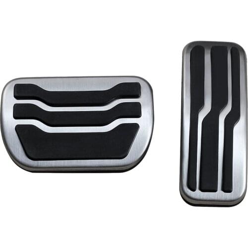 No Drill Brake Gas Pedal Covers Kit For 2013-2020 Ford Fusion Mondeo Lincoln MKZ