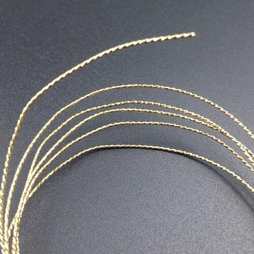 2yd/lot 0.8mm twist batch of flowers copper Wire Diy copper line Jewelry modeling Bundle fixed modeling