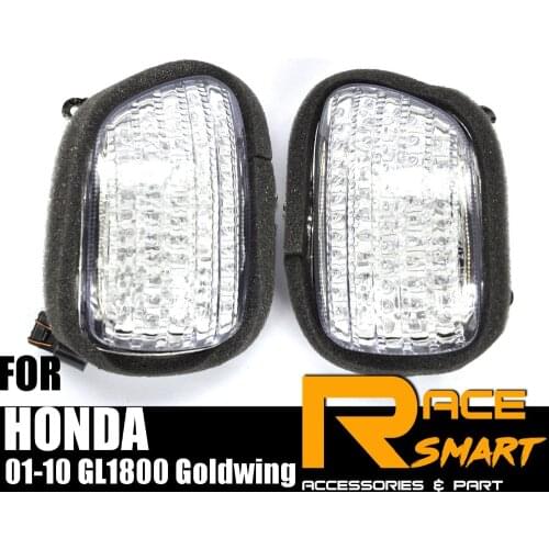 Motorcycle Front Turn Signal Light Lens Cover Case For HONDA 2001-2010 GL1800 Goldwing GL-1800 GL 1800 GOLD WING 02 03 04 05 06