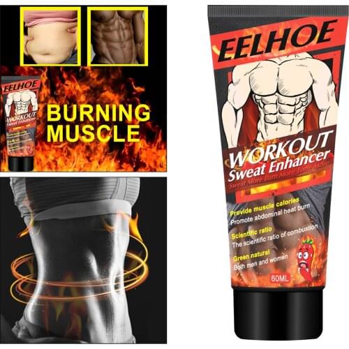 Natural Slimming Hot Cream Muscle Sculpting Cream Men Cream Exercise Workout Cellulite Slimming Firming Cream Fat Burner