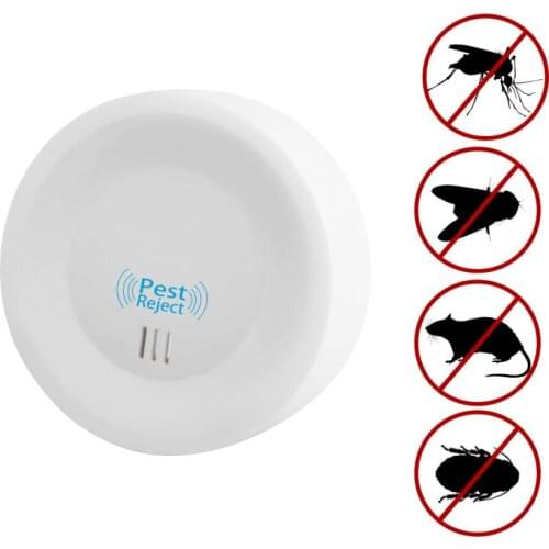 New Electronic Pest Repeller Indoor Pest Control Mosquito Cockroaches Rats Mice Bugs Repellent Ultrasonic Pest Repeller