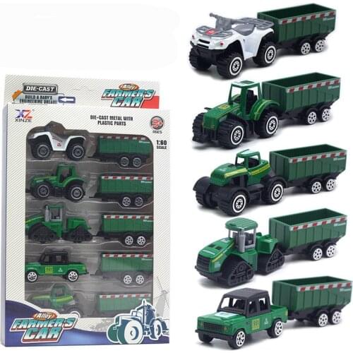 New product in original packaging 1:60 alloy farm tractor model,retro farmer cart combination toy,free shipping