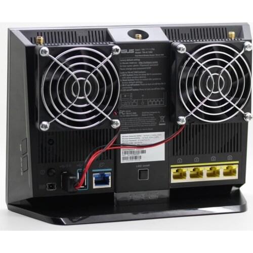 For ASUS RT-AC68U AC86U EX6200 Tengda AC15 router Cooling Fan USB Fan 70x70x15mm cooler