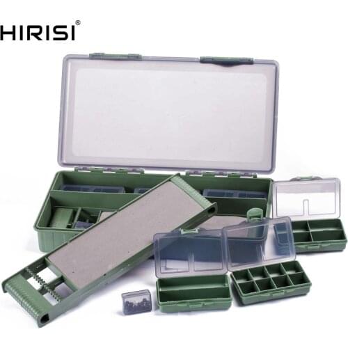 Plastic Fishing Tackle Box Bit Complete Boxes System Ideal for Hooks Swivels Beads Spinners box fishing tackle
