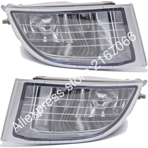 Fog Lights fits Toyota Land Cruiser PRADO 120 2002 2003 2004 2005 2006 2007 2008 2009 - Clear Driving Lamps Pair