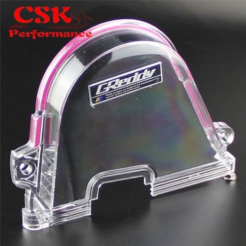 Clear Turbo Cam Pulley Gear Timing Belt Cover For Honda Civic 96-00 D15 D16C