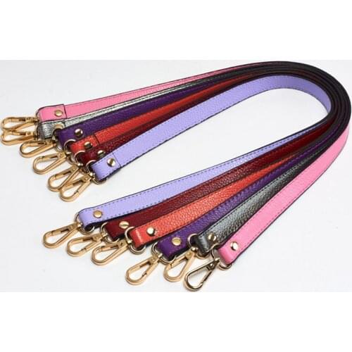 Can be customized Women Genuine Leather shoulder strap bag accessories,leather straps for purses/handbags shoulder straps buckle