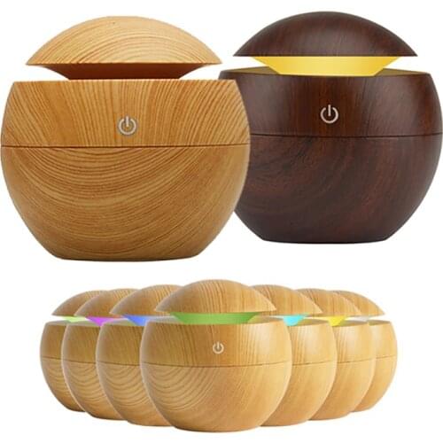 USB Aroma Humidifier ESSential Oil Diffuser Ultrasonic Cool Mist Humidifier Air Purifier 7 Color Change LED Night light