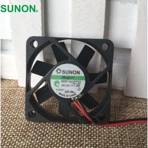 For SUNON KDE1245PFV2 DC 12V 0.8W 4510 maglev fan 45mm cooling fan