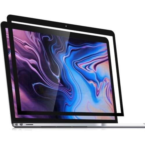 Screen Protector Cover With Black Frame For MacBook Pro 15 A1990 A1707 Pro Air 13 11 air 12 Retina soft protection film