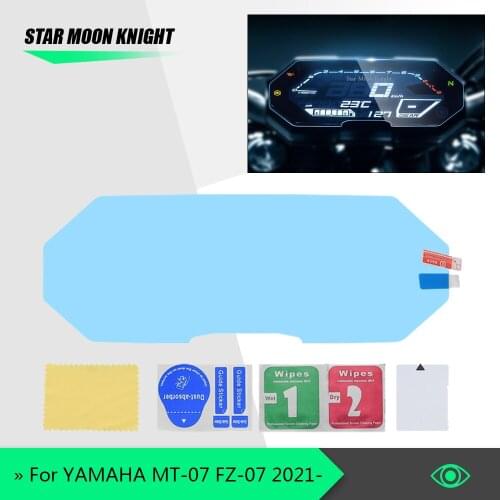 Motorcycle Scratch Cluster Screen Dashboard Protection Instrument Film For YAMAHA MT-07 MT07 FZ-07 FZ07 MT FZ 07 2021