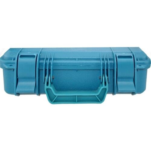 Protective shockproof large plastic rolling tool box with foam