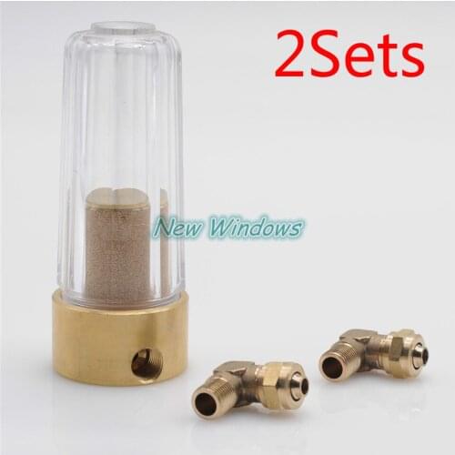 2Sets New Dental Water Filter Copper Valve For Dental Chair Accessory