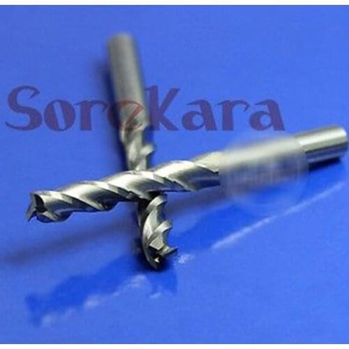 3.175*22mm CNC Tool 3 Flutes Blade Router Bit Milling Cutter HSS Carbide End Mill Engraving Bits