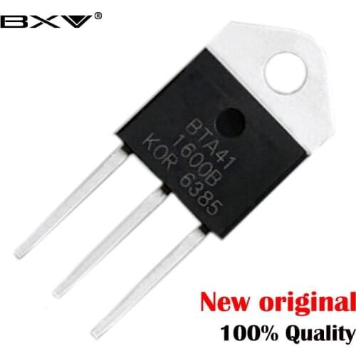 5PCS BTA41-600B BTA41-600 Triac 600V 40A Free shiping BTA41600B BTA41600 BTA41 TO-3P 40A IC