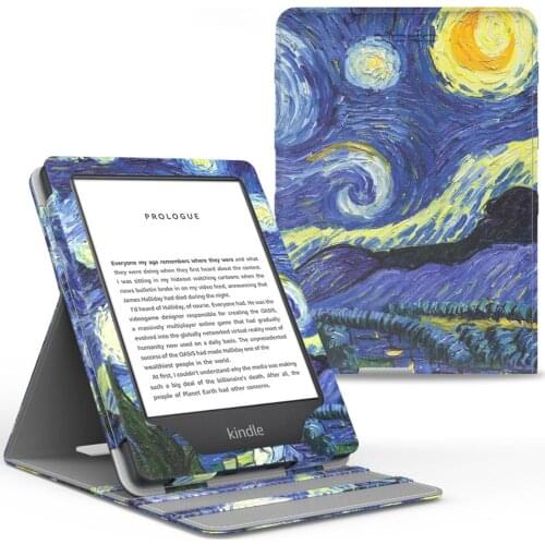 Case For All-New Kindle (10th Generation, 2019) /Kindle (8th Generation, 2016), Premium Vertical Flip Cover with Auto Wake/Sleep