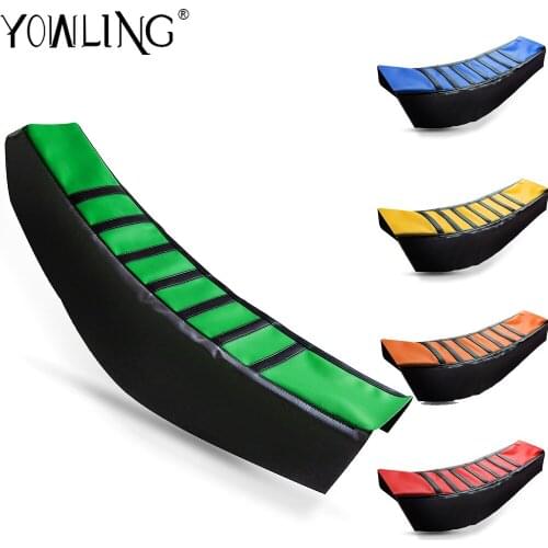 FOR Kawasaki KLX110 KDX250SR KFX450R VERSYS-X250 VERSYS-X300 Dirt Bike Gripper Soft Off-road Motorcycle Seat Cushions Seat Cover