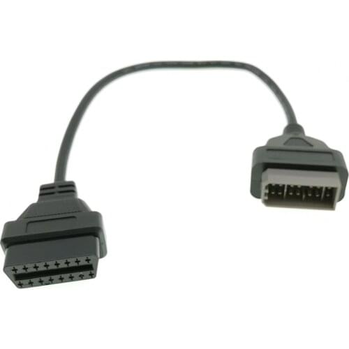OBD Adapter Cable Nissan 14 pin to OBD2 16 pin Auto Diagnostic Interface Adapter Cable