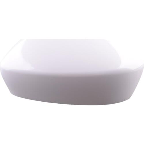 White ABS Car Front Left Side Rearview Mirror Cover Cap Decoration Fit For Mazda 3 2014 2015 2016