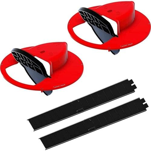 Mouse Trap 2 Pack, Flip N Slide Bucket Lid Rat Trap, Auto Reset Multi Catch Mice Trap,5 Gallon Bucket Compatible