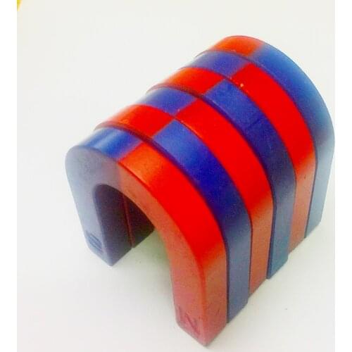 6pcs Educational Magnets U shape Permanent Magnet for Education Science Experiment Horseshoe Magnets U42x38x7mm