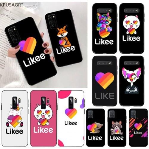 Fashion Likee cat bear love heart Soft Phone Case Capa for Samsung S20 plus Ultra S6 S7 edge S8 S9 plus S10 5G lite 2020