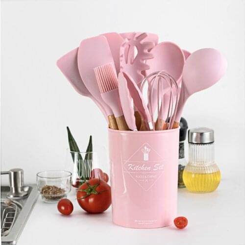 Silicone Kitchen Tools Set Cooking Tools Utensils Set Spatula Shovel Soup Spoon Utensilios De Cocina Kitchen Accessories Cooking